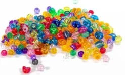 Pearl 'N Fun Perler - Transparent Mix I Bøtte - 1000 G