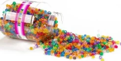 Pearl 'N Fun Perler - Transparent Mix I Bøtte - 1000 G