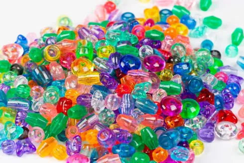 Pearl 'N Fun Perler - Transparent Mix I Bøtte - 200 G