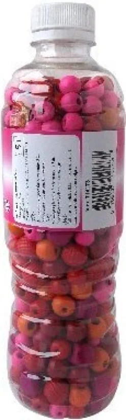 Pearl 'N Fun Perler - Træperlemix - Pink, Rød Og Orange 190 G