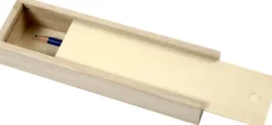Penalhus - DIY - Mal Selv Trææske Med Låg - 20X6X3,5 CM