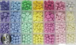 Perlemix Smiley/Blomster/Hjerter/Rund, 8-11Mm - Pearl N Fun