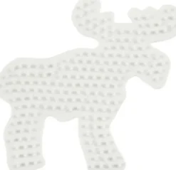 Perleplade - Elg - Str. 11 CM - Medium - 1 Stk