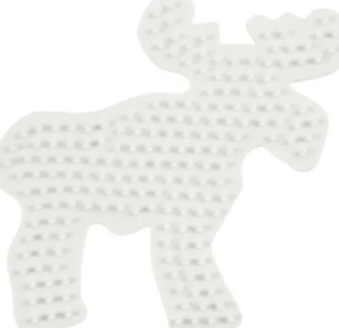 Perleplade - Elg - Str. 11 CM - Medium - 1 Stk