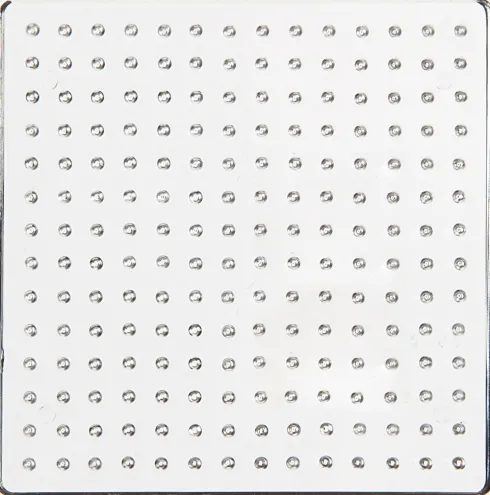 Perleplade - Firkant - Medium - Str. 7X7 CM - Klar