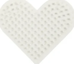 Perleplade - Lille Hjerte - Medium - Nabbi Biobeads