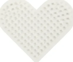 Perleplade - Lille Hjerte - Medium - Nabbi Biobeads