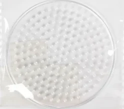 Perleplade - Lille Rund - Medium - Ø 8,5 CM - Klar