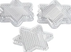 Perleplade - Lille Stjerne - Medium - Ø 10 CM - 10 Stk