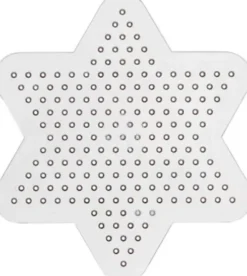 Perleplade - Lille Stjerne - Medium - Ø 10 CM - 10 Stk
