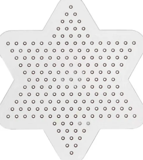 Perleplade - Lille Stjerne - Medium - Ø 10 CM - 10 Stk