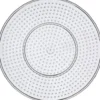 Perleplade - Stor Rund - Str. 15 CM - Medium - Transparent - 1 Stk