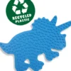 Perleplade - Triceratops Dino - Ses Creative - Green Beedz