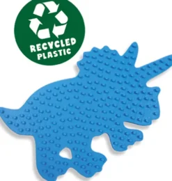Perleplade - Triceratops Dino - Ses Creative - Green Beedz