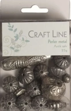 Perler Metal 25G Antik Sølv - Craft Line