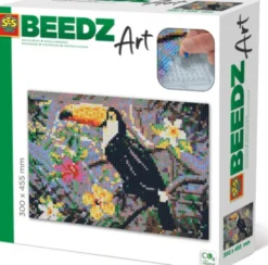 Perler Og Perleplader Sæt - Tukan - Ses Creative - Beedz Art