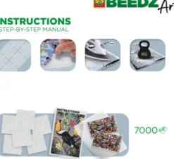 Perler Og Perleplader Sæt - Tukan - Ses Creative - Beedz Art