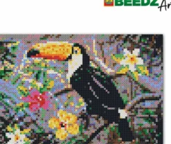 Perler Og Perleplader Sæt - Tukan - Ses Creative - Beedz Art