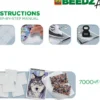 Perler Og Perleplader Sæt - Ulv - Ses Creative - Beedz Art