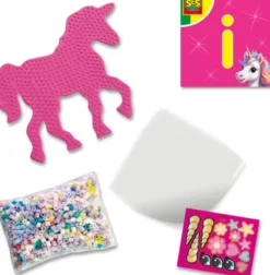 Perler Og Perleplade Sæt - Enhjørning - 1.800 Stk. - Ses Creative