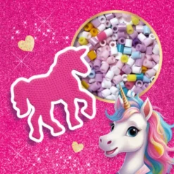 Perler Og Perleplade Sæt - Enhjørning - 1.800 Stk. - Ses Creative