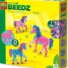 Perler Og Perleplade Sæt - Enhjørning - Ses Creative - Green Beedz