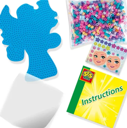 Perler Og Perleplade Sæt - Feer - Ses Creative - Beedz