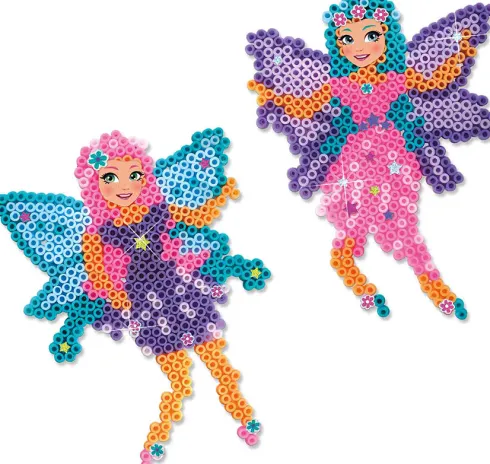Perler Og Perleplade Sæt - Feer - Ses Creative - Beedz