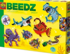 Perler Og Perleplade Sæt - Havets Skrækdyr - Ses Creative - Beedz