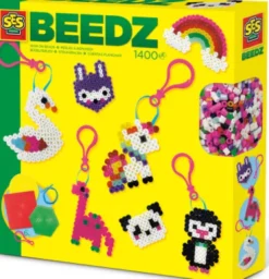 Perler Og Perleplade Sæt - Nøgleringe - Ses Creative - Beedz