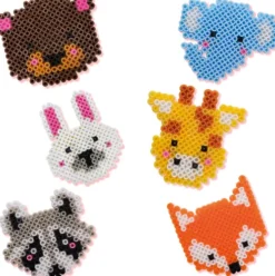 Perler Og Perleplade Sæt - Søde Dyr - Ses Creative - Beedz