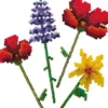 Perler Og Perleplade Sæt - Vilde Blomster - Ses Creative - Beedz Art