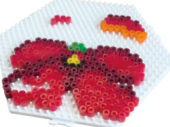Perler Og Perleplade Sæt - Vilde Blomster - Ses Creative - Beedz Art