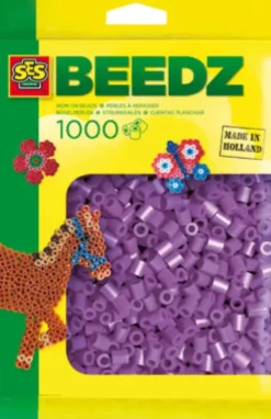 Perler Til Perleplader - 1.000 Stk. - Lilla - Ses Creative - Beedz