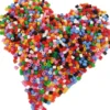 Perler Til Perleplader - 1.000 Stk. - Mørkebrun - Ses Creative - Beedz