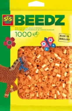 Perler Til Perleplader - 1.000 Stk. - Orange - Ses Creative - Beedz