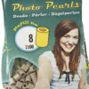 Photopearls - Medium - Askegrå 8 - 1100 Stk. - Nabbi Fotoperler