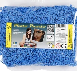 Photopearls - Medium - Blå 17 - 6000 Stk. - Nabbi Fotoperler
