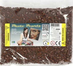 Photopearls - Medium - Brun 3 - 6000 Stk. - Nabbi Fotoperler