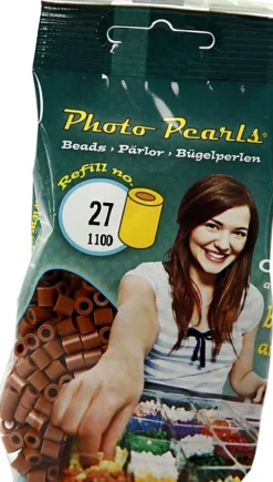 Photopearls - Medium - Chokolade 27 - 1100 Stk. - Nabbi Fotoperler