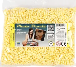 Photopearls - Medium - Lys Gul 21 - 6000 Stk. - Nabbi Fotoperler