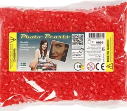 Photopearls - Medium - Lys Rød 19 - 6000 Stk. - Nabbi Fotoperler