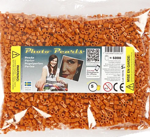 Photopearls - Medium - Rødbrun 5 - 6000 Stk. - Nabbi Fotoperler