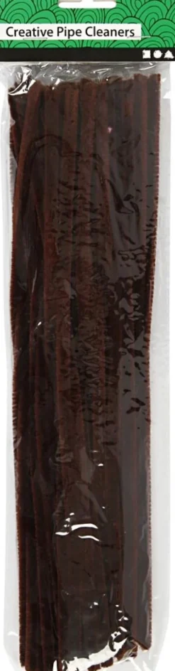 Piberensere - L 30 CM - B 6 MM - Brun - 50 Stk