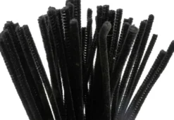 Piberensere - L 30 CM - B 6 MM - Sort - 50 Stk