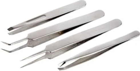 Pincet Sæt Til Hobby - 9-12 CM - 4 Stk