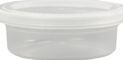 Plastbøtte Med Låg - H 24 MM - Ø 68 MM - 45 ML - 20 Stk