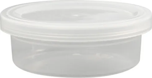Plastbøtte Med Låg - H 24 MM - Ø 68 MM - 45 ML - 20 Stk