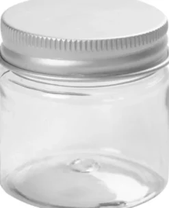 Plastdåse Med Låg - H 45 MM - Ø 44 MM - 50 ML - 10 Stk