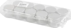 Plastdåse Med Låg - H 35 MM - Ø 40 MM - 10 Stk